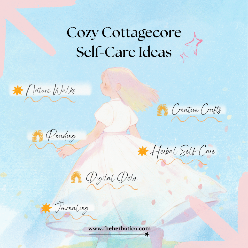 cozy cottagecore self care ideas rituals