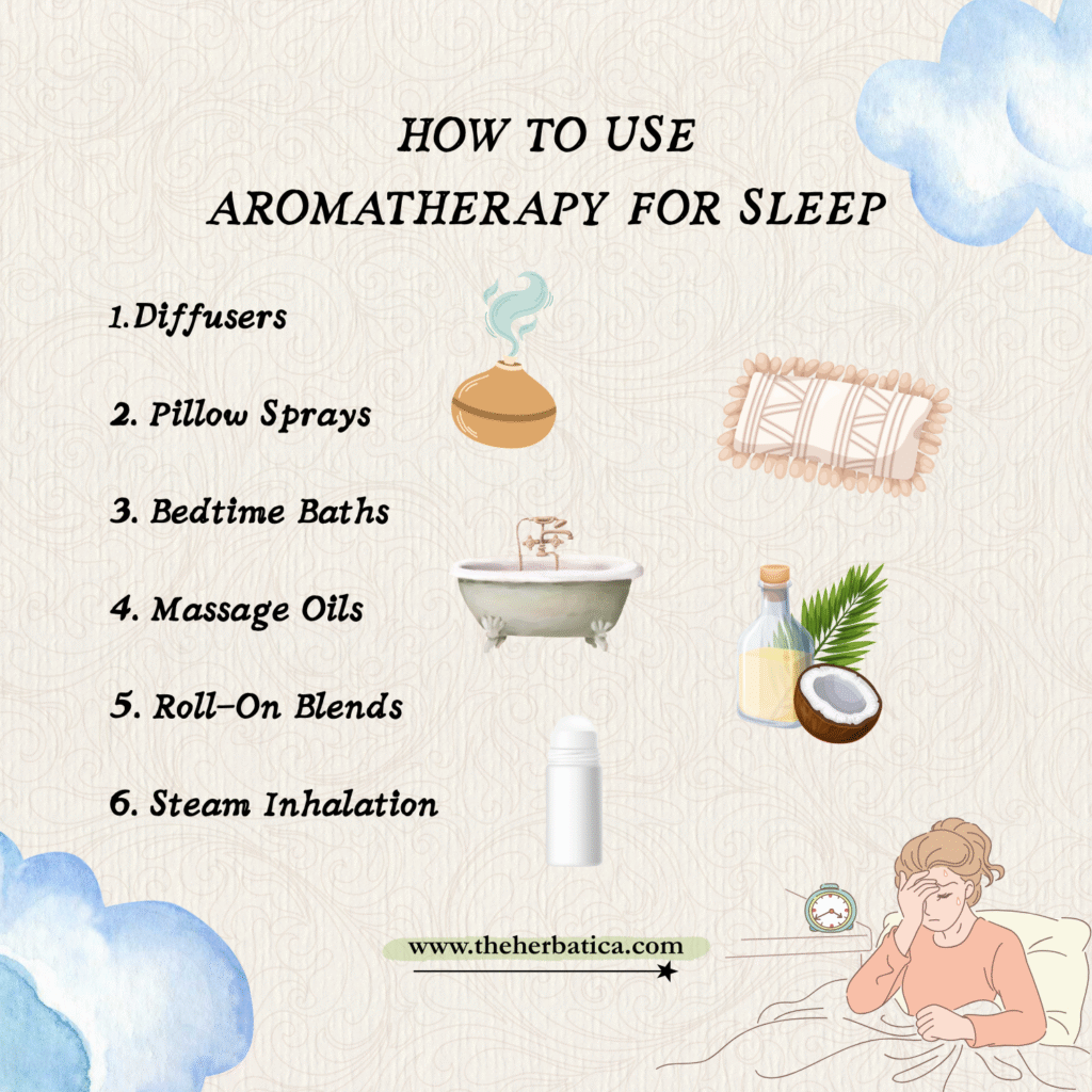 how to use aromatherapy for sleep 

