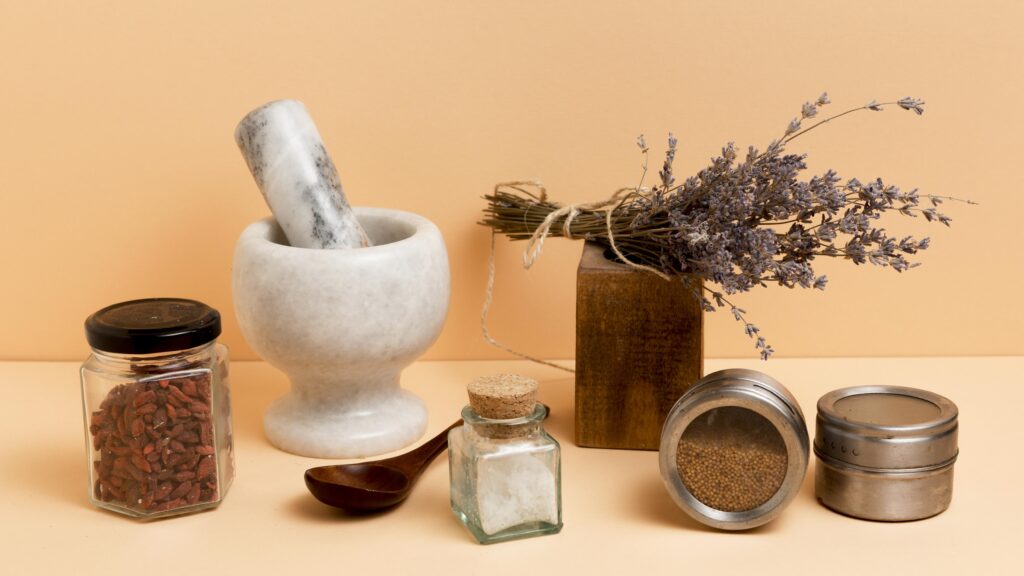 Essential tools for starting your own home apothecary
Glass jars, dropper bottles, and labels for herbal storage