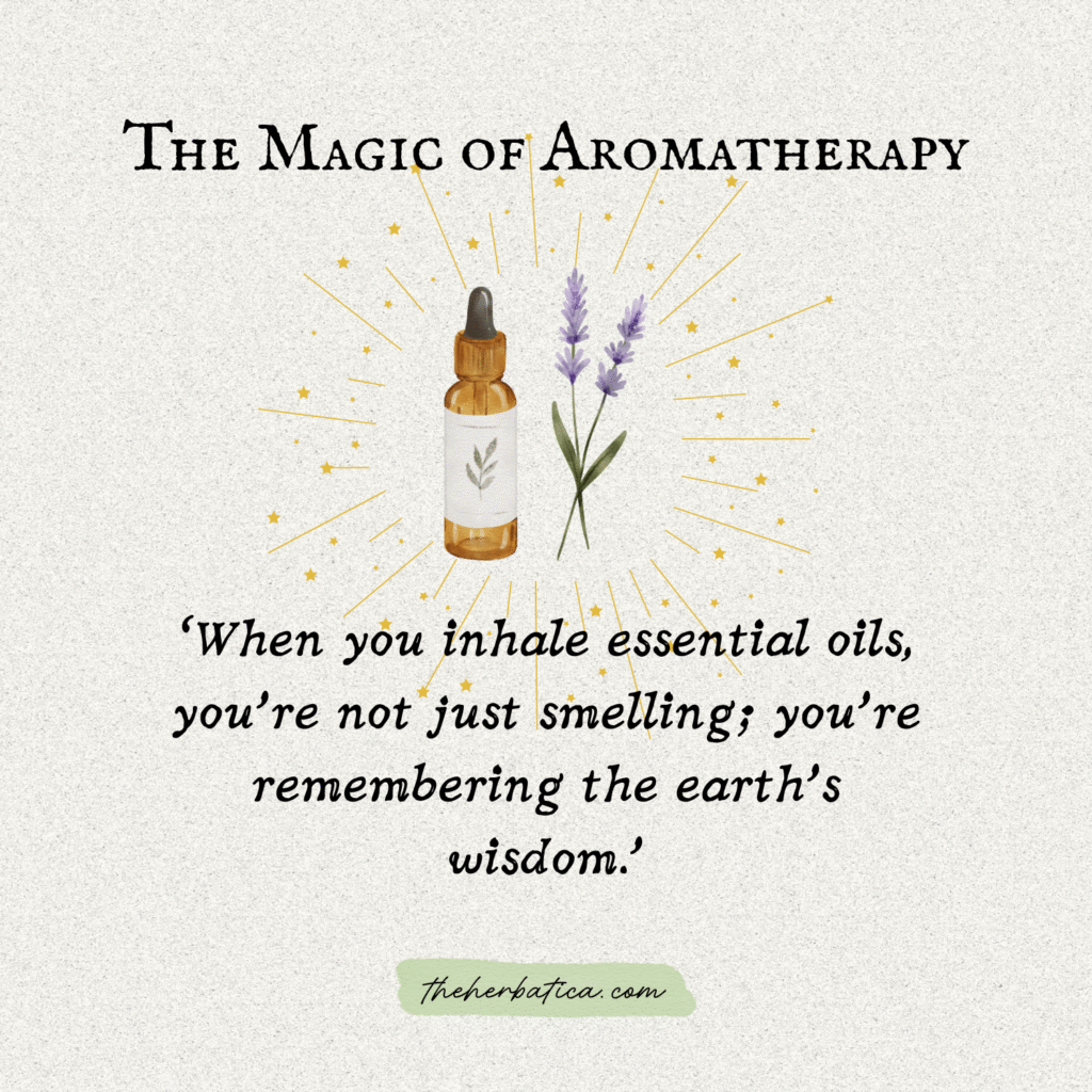 aromatherapy recipes, blends, magic
